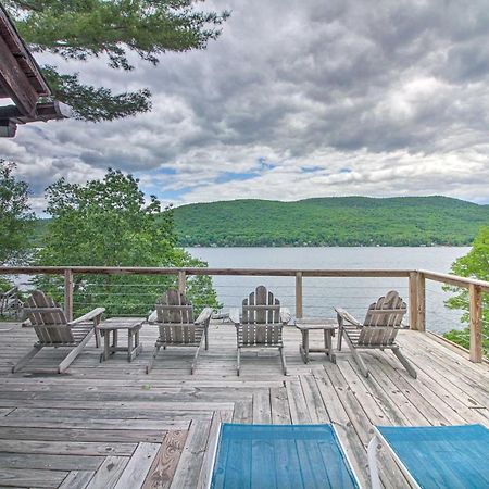 Waterfront Lake George Cabin Walk To Water Exterior photo